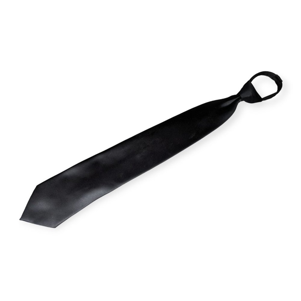 George Black Zip Up Tie